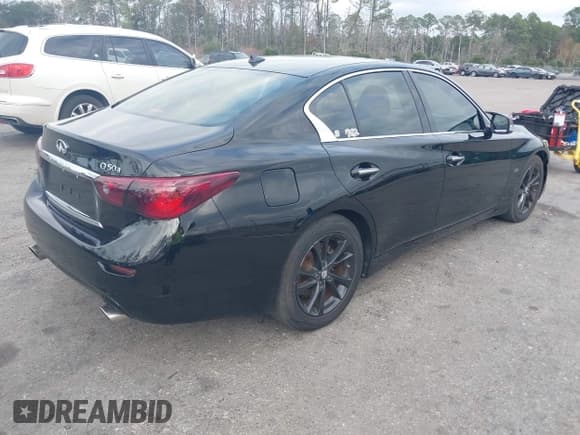 ✅ 2015 Infiniti Q50 • VIN: JN1BV7AP4FM356373 • Lot: 43859346. Listed on IAAI with 87,931 mi. Free auction sales archive from the USA and detailed vehicle history report at DreamBid. Image 4.