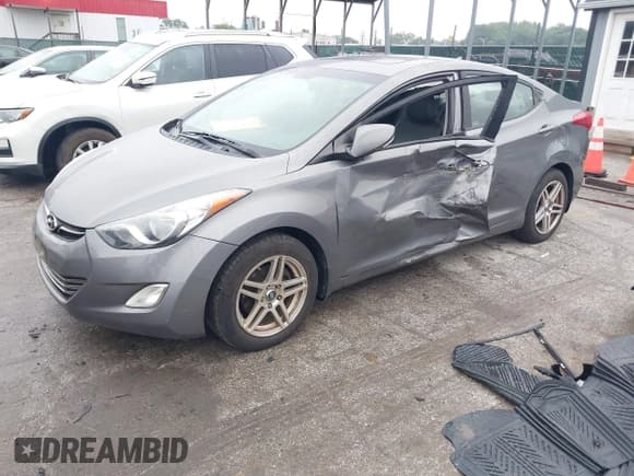 ✅ 2012 Hyundai Elantra GLS • VIN: 5NPDH4AE7CH098138 • Lot: 42503701. Listed on IAAI with 110,493 mi. Free auction sales archive from the USA and detailed vehicle history report at DreamBid. Image 2.