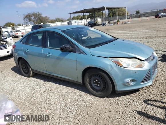 ✅ 2012 Ford Focus SE • VIN: 1FAHP3F29CL220030 • Lot: 44858885. Listed on Copart with 67,436 mi. Free auction sales archive from the USA and detailed vehicle history report at DreamBid. Image 4.