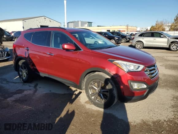 ✅ 2013 Hyundai Santa Fe Sport • VIN: 5XYZU3LA4DG020558 • Lot: 90250505. Listed on Copart with 185,942 mi. Free auction sales archive from the USA and detailed vehicle history report at DreamBid. Image 4.