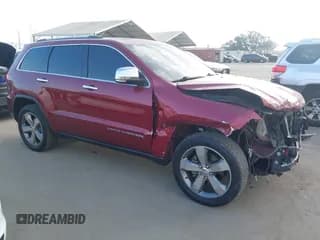 ✅ 2014 Jeep Grand Cherokee Limited • VIN: 1C4RJEBGXEC221641 • Lot: 43208362. Listed on IAAI with 155,657 mi. Free auction sales archive from the USA and detailed vehicle history report at DreamBid. Image 1.