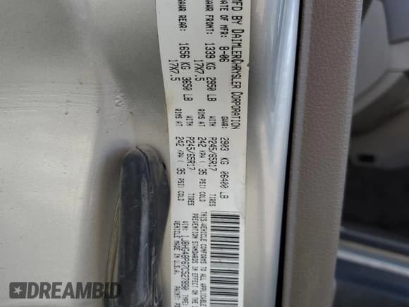 ✅ 2007 Jeep Commander Sport • VIN: 1J8HG48P67C527890 • Лот: 71170764. Опубликован ранее на Copart с пробегом 161 693 миль. Бесплатный доступ к архиву аукционных продаж из США и подробный отчёт об истории автомобиля на DreamBid. Изображение 13.