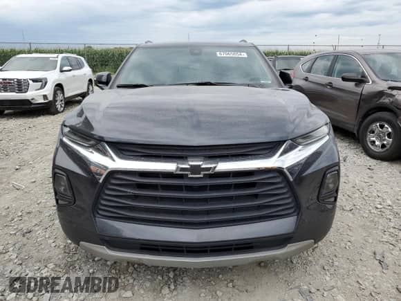 2022 Chevrolet Blazer LT with VIN 3GNKBCR4XNS220523, listed as a Copart auction lot 67065054 with 45,215 mi miles and Salvage title. Bid and sale history available at DreamBid. Image 5.
