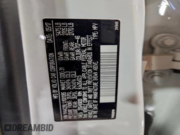 ✅ 2018 Volvo XC60 Inscription • VIN: YV4A22RL1J1001285 • Lot: 95711165. Listed on Copart with 87,474 mi. Free auction sales archive from the USA and detailed vehicle history report at DreamBid. Image 13.