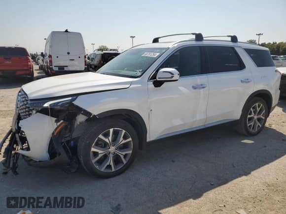 2022 Hyundai Palisade SEL с VIN KM8R44HE3NU353332, выставлен на аукционе Copart как лот 68791254 с пробегом 22 291 миль миль и Списание • Salvage title. История ставок и продаж доступна на DreamBid. Изображение 1.