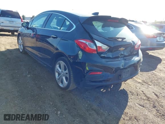 ✅ 2017 Chevrolet Cruze Premier • VIN: 3G1BF6SM8HS536301 • Лот: 43327381. Опубликован ранее на IAAI с пробегом 124 395 миль. Бесплатный доступ к архиву аукционных продаж из США и подробный отчёт об истории автомобиля на DreamBid. Изображение 3.