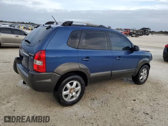 2005 Hyundai Tucson GLS z VIN KM8JN72DX5U129146, wystawiony jako Copart lot #75245934 z przebiegiem 85 716 mil mil oraz Szkoda całkowita • Salvage title. Historia ofert i sprzedaży dostępna na DreamBid. Obrazek 3.
