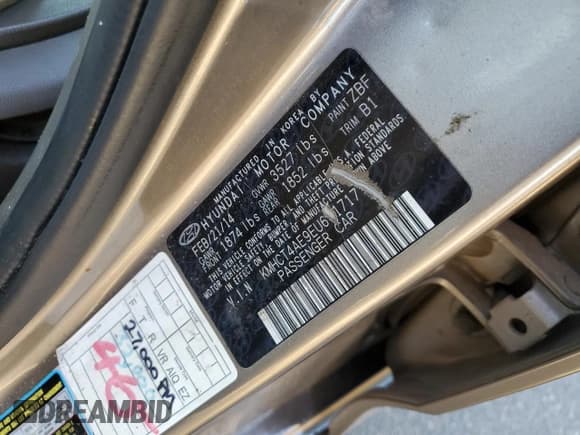 ✅ 2014 Hyundai Accent GLS • VIN: KMHCT4AE9EU671717 • Лот: 77382654. Опубликован ранее на Copart с пробегом 160 076 миль. Бесплатный доступ к архиву аукционных продаж из США и подробный отчёт об истории автомобиля на DreamBid. Изображение 12.