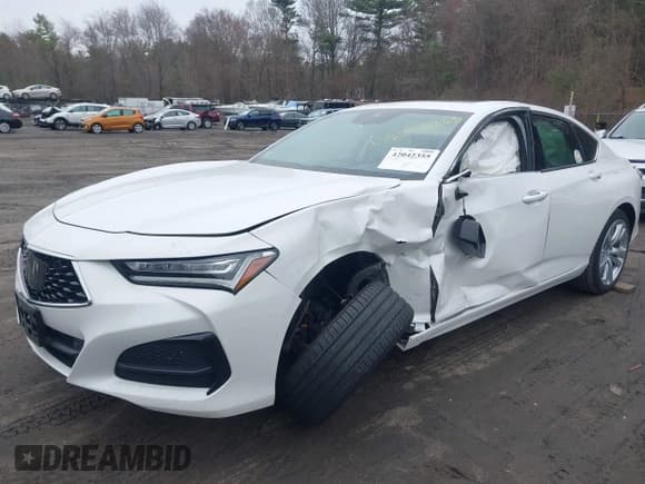 ✅ 2021 Acura TLX Technology • VIN: 19UUB6F49MA010679 • Lot: 42042355. Listed on IAAI with 25,055 mi. Free auction sales archive from the USA and detailed vehicle history report at DreamBid. Image 2.