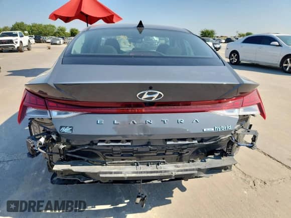 2023 Hyundai Elantra Blue with VIN KMHLM4AJ0PU069978, listed as a Copart auction lot 71498485 with 166,846 mi miles and Salvage title. Bid and sale history available at DreamBid. Image 6.