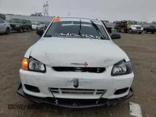 2002 Hyundai Accent GL with VIN KMHCG45C92U271388, listed as a Copart auction lot 85925124 with 98,390 mi miles and Salvage title. Bid and sale history available at DreamBid. Image 5.