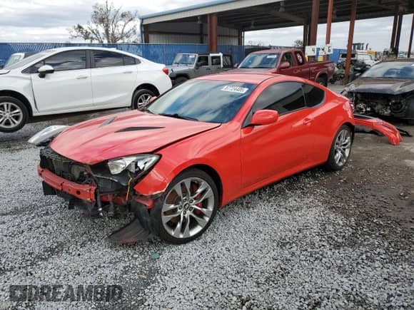 2013 Hyundai Genesis Coupe Track с VIN KMHHU6KJ7DU110344, выставлен на аукционе Copart как лот 87724405 с пробегом 95 358 миль миль и Списание • Salvage title. История ставок и продаж доступна на DreamBid. Изображение 1.
