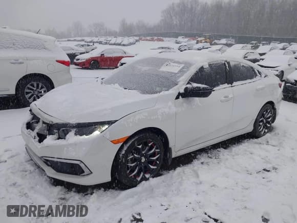 ✅ 2021 Honda Civic LX • VIN: 2HGFC2F65MH510467 • Lot: 43836544. Listed on IAAI with 37,719 mi. Free auction sales archive from the USA and detailed vehicle history report at DreamBid. Image 2.
