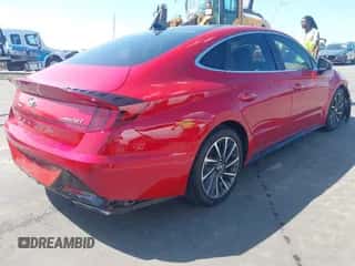 2020 Hyundai Sonata Limited z VIN 5NPEH4J22LH043848, wystawiony jako IAAI lot #43265767 z przebiegiem 24 380 mil mil oraz . Historia ofert i sprzedaży dostępna na DreamBid. Obrazek 4.