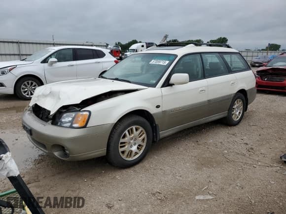 ✅ 2002 Subaru Legacy Outback L.L. Bean • VIN: 4S3BH806427603337 • Лот: 57059715. Опубликован ранее на Copart с пробегом 90 948 миль. Бесплатный доступ к архиву аукционных продаж из США и подробный отчёт об истории автомобиля на DreamBid. Изображение 1.