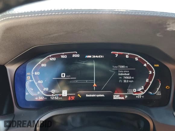 ✅ 2020 BMW 3 Series M340i xDrive • VIN: WBA5U9C06LFJ80108 • Lot: 92662845. Wystawiony na Copart z przebiegiem 73 365 mil. Bezpłatny archiwum sprzedaży aukcyjnych z USA i szczegółowy raport historii pojazdu na DreamBid. Zdjęcie 9.