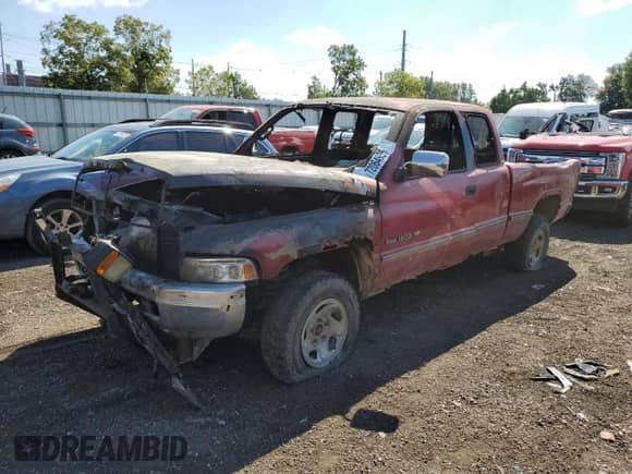 1997 Dodge 1500 with VIN 3B7HF13Y1VG828439, listed as a Copart auction lot 72064955 with Not provided miles and Clean title. Bid and sale history available at DreamBid. Image 1.