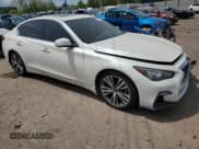 ✅ 2021 Infiniti Q50 Sensory • VIN: JN1EV7CR9MM751223 • Lot: 54836425. Listed on Copart with 66,051 mi. Free auction sales archive from the USA and detailed vehicle history report at DreamBid. Image 4.