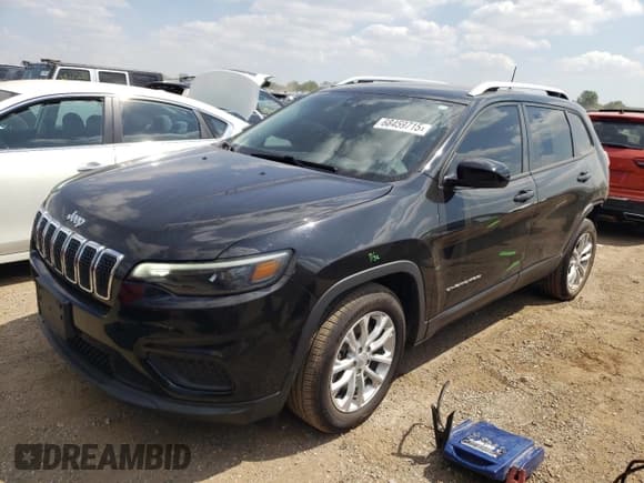 ✅ 2021 Jeep Cherokee Latitude • VIN: 1C4PJLCB8MD214677 • Lot: 68459715. Listed on Copart with 88,608 mi. Free auction sales archive from the USA and detailed vehicle history report at DreamBid. Image 1.