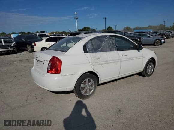 2009 Hyundai Accent Auto GLS with VIN KMHCN46CX9U296279, listed as a Copart auction lot 71914164 with 39,593 mi miles and Salvage title. Bid and sale history available at DreamBid. Image 3.
