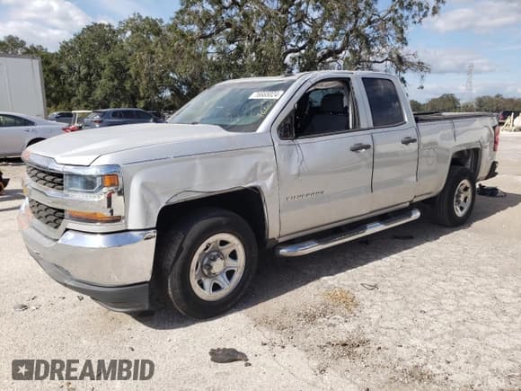 ✅ 2018 Chevrolet Silverado 1500 LS • VIN: 1GCRCNEC2JZ104856 • Лот: 76665024. Опубликован ранее на Copart с пробегом 26 430 миль. Бесплатный доступ к архиву аукционных продаж из США и подробный отчёт об истории автомобиля на DreamBid. Изображение 1.