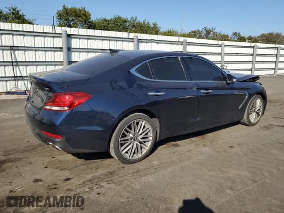 ✅ 2021 Genesis G70 2.0T • VIN: KMTG64LA9MU073490 • Лот: 43764045. Опубликован ранее на Copart с пробегом 41 706 миль. Бесплатный доступ к архиву аукционных продаж из США и подробный отчёт об истории автомобиля на DreamBid. Изображение 3.