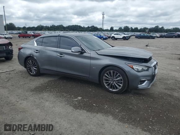 ✅ 2020 Infiniti Q50 Luxe • VIN: JN1EV7AP4LM206448 • Lot: 69254275. Listed on Copart with 85,000 mi. Free auction sales archive from the USA and detailed vehicle history report at DreamBid. Image 4.
