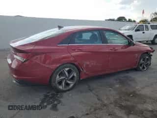 2023 Hyundai Elantra Limited z VIN KMHLP4AG2PU381683, wystawiony jako Copart lot #80938235 z przebiegiem 41 195 mil mil oraz Szkoda całkowita • Salvage title. Historia ofert i sprzedaży dostępna na DreamBid. Obrazek 3.