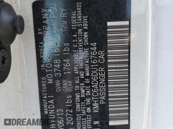 ✅ 2013 Hyundai Veloster w/Gray Int • VIN: KMHTC6AD6DU167644 • Лот: 78494714. Опубликован ранее на Copart с пробегом 103 076 миль. Бесплатный доступ к архиву аукционных продаж из США и подробный отчёт об истории автомобиля на DreamBid. Изображение 12.