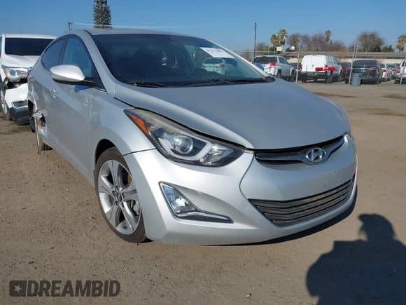 ✅ 2015 Hyundai Elantra Sport • VIN: KMHDH4AH5FU305500 • Lot: 41371807. Listed on IAAI with 110,249 mi. Free auction sales archive from the USA and detailed vehicle history report at DreamBid. Image 1.