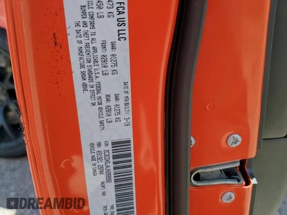 ✅ 2018 Dodge Charger R/T Scat Pack • VIN: 2C3CDXGJ4JH289992 • Lot: 68255415. Listed on Copart with 75,442 mi. Free auction sales archive from the USA and detailed vehicle history report at DreamBid. Image 12.