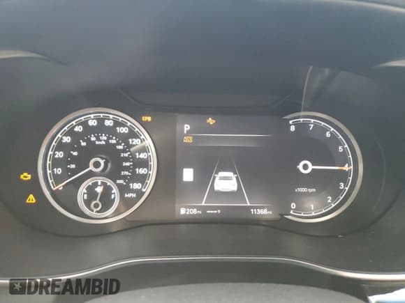 ✅ 2025 Genesis G70 2.5T • VIN: KMTG34SC7SU150799 • Lot: 66987865. Listed on Copart with 11,368 mi. Free auction sales archive from the USA and detailed vehicle history report at DreamBid. Image 9.