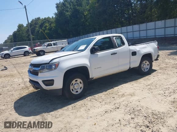 ✅ 2020 Chevrolet Colorado 2WD Work Truck • VIN: 1GCHSBEA2L1243785 • Lot: 43209539. Listed on IAAI with 49,127 mi. Free auction sales archive from the USA and detailed vehicle history report at DreamBid. Image 2.