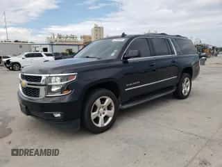 2015 Chevrolet Suburban LT z VIN 1GNSCJKC3FR727304, wystawiony jako Copart lot #72190354 z przebiegiem 152 396 mil mil oraz Szkoda całkowita • Salvage title. Historia ofert i sprzedaży dostępna na DreamBid. Obrazek 1.