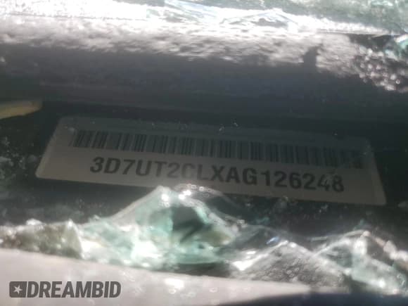 ✅ 2010 Dodge 2500 SLT • VIN: 3D7UT2CLXAG126248 • Лот: 71836165. Опубликован ранее на Copart с пробегом Не указан. Бесплатный доступ к архиву аукционных продаж из США и подробный отчёт об истории автомобиля на DreamBid. Изображение 14.