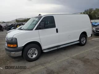 ✅ 2021 GMC Savana Cargo • VIN: 1GTW7AFP2M1246273 • Lot: 61970225. Listed on Copart with 69,735 mi. Free auction sales archive from the USA and detailed vehicle history report at DreamBid. Image 1.