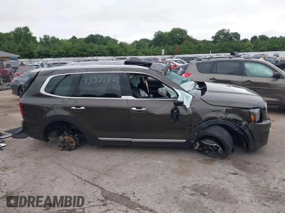 ✅ 2024 Kia Telluride S • VIN: 5XYP6DGC7RG530106 • Lot: 43033724. Listed on IAAI with 17,180 mi. Free auction sales archive from the USA and detailed vehicle history report at DreamBid. Image 14.