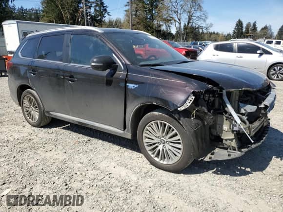 2019 Mitsubishi Outlander SEL with VIN JA4J24A50KZ049563, listed as a Copart auction lot 53103285 with 66,398 mi miles and Salvage title. Bid and sale history available at DreamBid. Image 4.