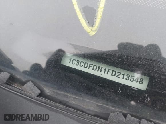 ✅ 2015 Dodge Dart Aero • VIN: 1C3CDFDH1FD213548 • Лот: 42854471. Опубликован ранее на IAAI с пробегом Не указан. Бесплатный доступ к архиву аукционных продаж из США и подробный отчёт об истории автомобиля на DreamBid. Изображение 11.