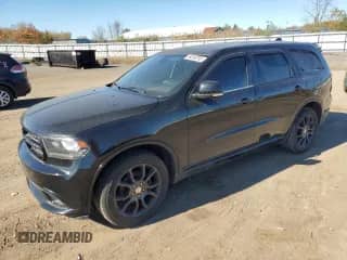 2017 Dodge Durango GT with VIN 1C4RDJDG8HC775066, listed as a Copart auction lot 90298765 with 108,564 mi miles and Salvage title. Bid and sale history available at DreamBid. Image 1.