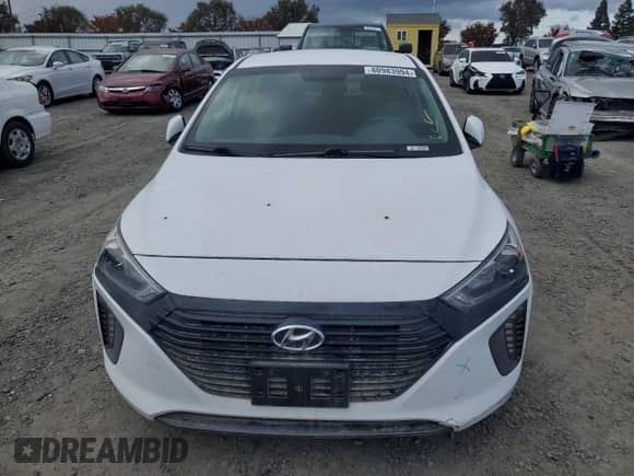 2017 Hyundai Ioniq SEL с VIN KMHC75LC2HU057523, выставлен на аукционе Copart как лот 80983994 с пробегом Не указан миль и Списание • Salvage title. История ставок и продаж доступна на DreamBid. Изображение 5.