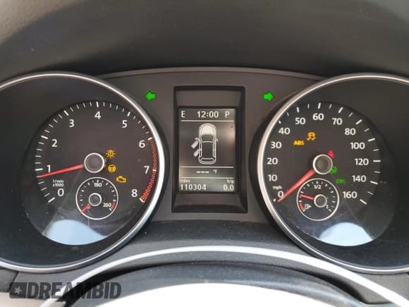 ✅ 2012 Volkswagen Golf • VIN: WVWDB7AJ0CW326491 • Лот: 68558995. Опубликован ранее на Copart с пробегом 110 304 миль. Бесплатный доступ к архиву аукционных продаж из США и подробный отчёт об истории автомобиля на DreamBid. Изображение 9.