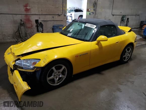 ✅ 2002 Honda S2000 • VIN: JHMAP11452T002320 • Лот: 63273885. Опубликован ранее на Copart с пробегом 86 185 миль. Бесплатный доступ к архиву аукционных продаж из США и подробный отчёт об истории автомобиля на DreamBid. Изображение 1.