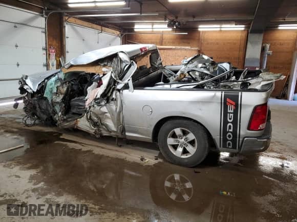 2015 Ram 1500 Express with VIN 1C6RR7FG5FS534240, listed as a Copart auction lot 61146114 with Not provided miles and Salvage title. Bid and sale history available at DreamBid. Image 2.