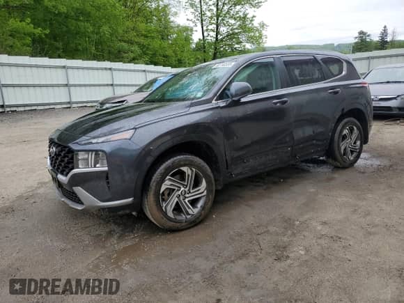 2022 Hyundai Santa Fe SE z VIN 5NMS1DAJ4NH437964, wystawiony jako Copart lot #58756555 z przebiegiem 48 560 mil mil oraz Szkoda całkowita • Salvage title. Historia ofert i sprzedaży dostępna na DreamBid. Obrazek 1.