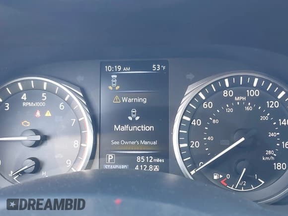 ✅ 2023 Infiniti Q50 Luxe • VIN: JN1EV7BR7PM541712 • Lot: 41942433. Listed on IAAI with 8,512 mi. Free auction sales archive from the USA and detailed vehicle history report at DreamBid. Image 15.