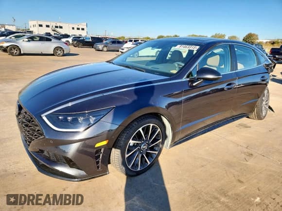 ✅ 2021 Hyundai Sonata Limited • VIN: 5NPEH4J20MH121920 • Lot: 91463315. Listed on Copart with 25,644 mi. Free auction sales archive from the USA and detailed vehicle history report at DreamBid. Image 1.
