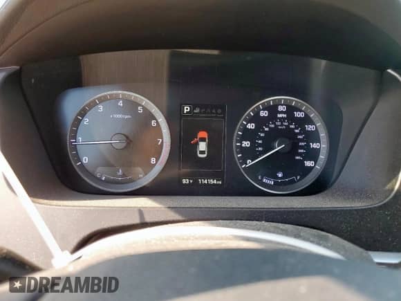 2017 Hyundai Sonata Sport with VIN 5NPE34AF0HH593221, listed as a Copart auction lot 86147735 with 114,154 mi miles and Salvage title. Bid and sale history available at DreamBid. Image 9.