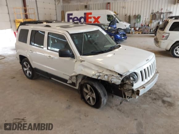 ✅ 2017 Jeep Patriot High Altitude • VIN: 1C4NJRFB5HD128951 • Lot: 42864116. Listed on IAAI with 98,685 mi. Free auction sales archive from the USA and detailed vehicle history report at DreamBid. Image 1.