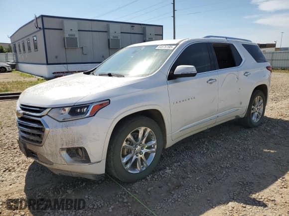 ✅ 2019 Chevrolet Traverse High Country • VIN: 1GNEVJKW3KJ124556 • Lot: 64676195. Listed on Copart with 91,438 mi. Free auction sales archive from the USA and detailed vehicle history report at DreamBid. Image 1.